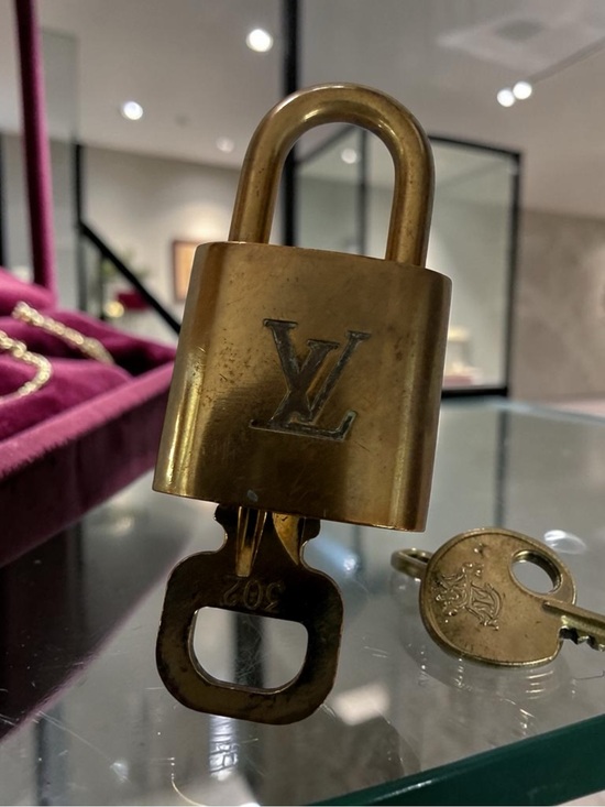 Louis Vuitton Accessories - Louis Vuitton Brass Padlock with Key - Gold